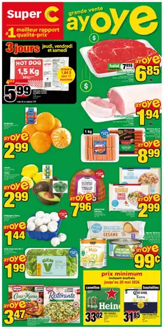 Preview of Super C weekly flyer - Sept-Îles from shop Super C valid from 23.04.2026