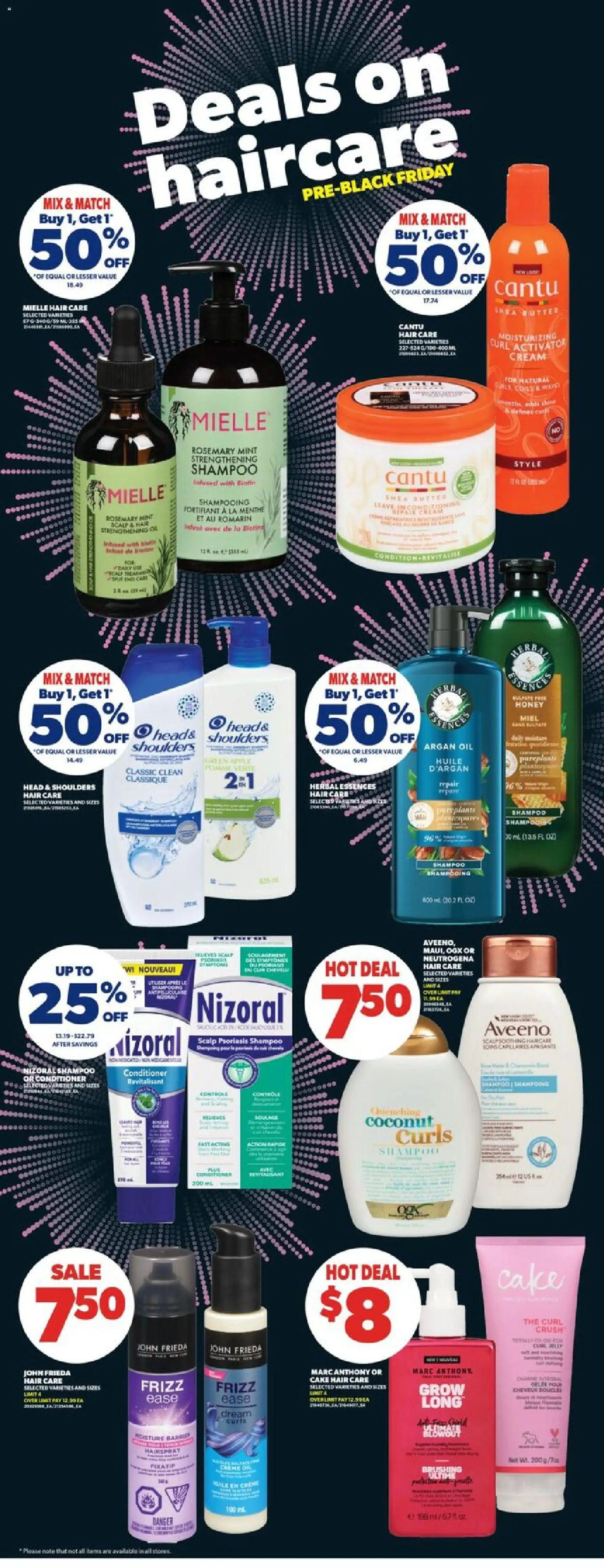 Real Canadian Superstore flyer valid from 13.11.2025 | Page: 42 | Products: Cream, Shampoo, Conditioner, Oil