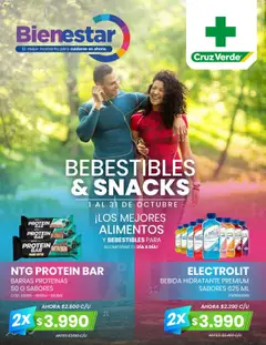 Bebestibles y Snacks Cruz Verde válido desde el 01.10.2025