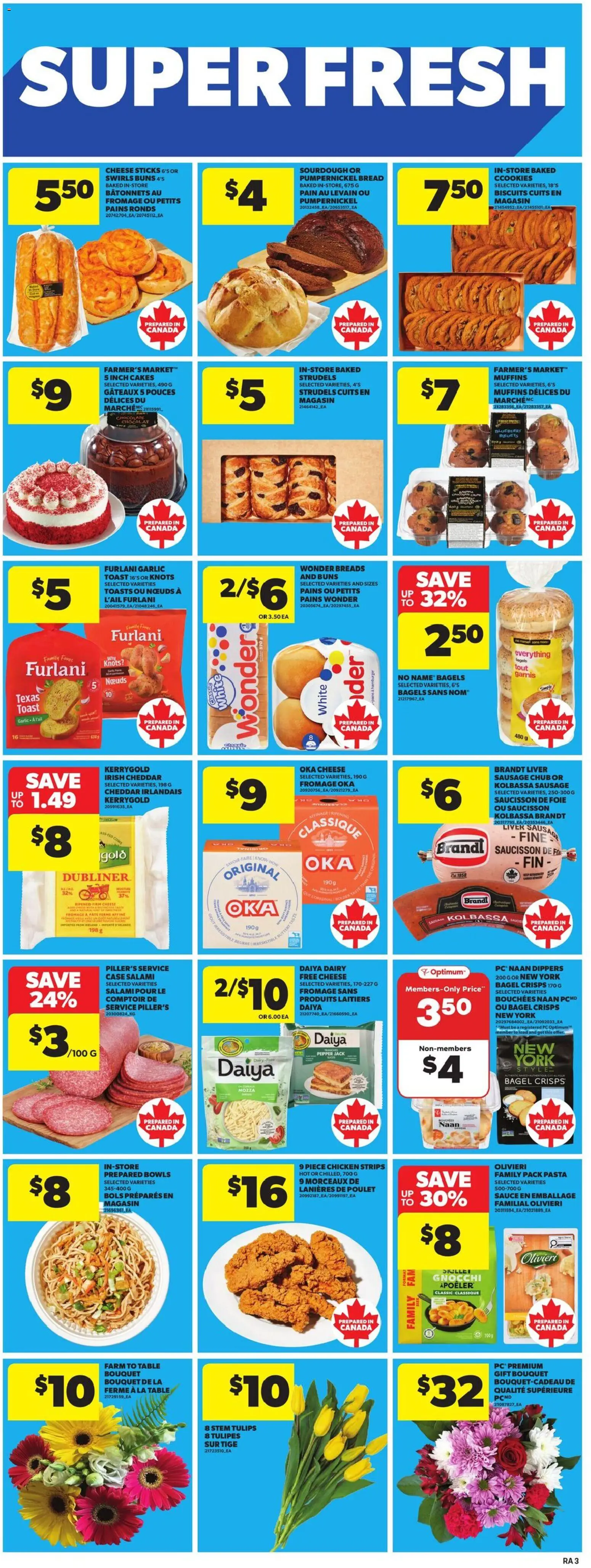Atlantic Superstore flyer valid from 12.03.2026 | Page: 6 | Products: Game, Cheese, Bread, Chicken