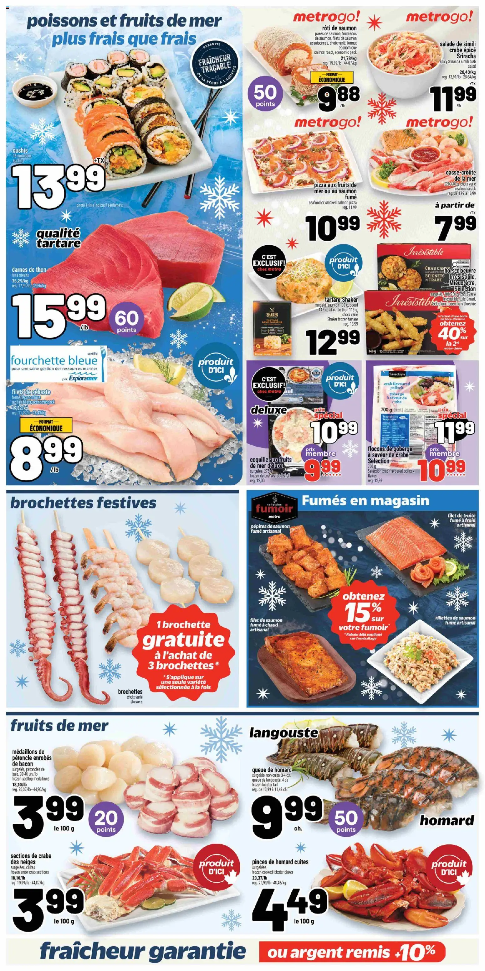 Metro flyer valid from 18.12.2025 | Page: 12 | Products: Flakes, Salad, Chair, Pizza