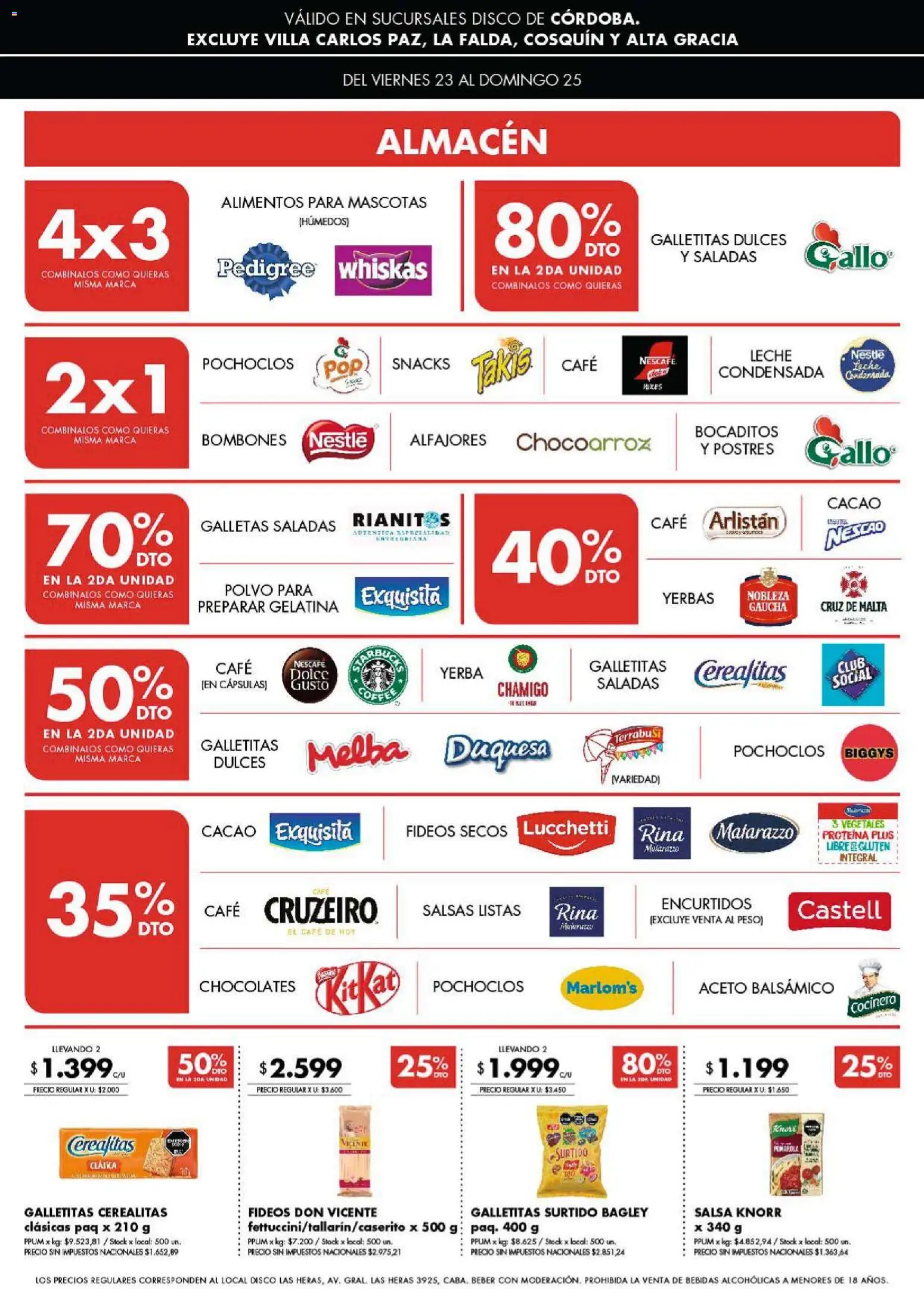Disco - Ofertas | Córdoba │ válido desde el 22.01.2026 | Página: 2 | Productos: Disco, Yerba, Aceto, Galletas