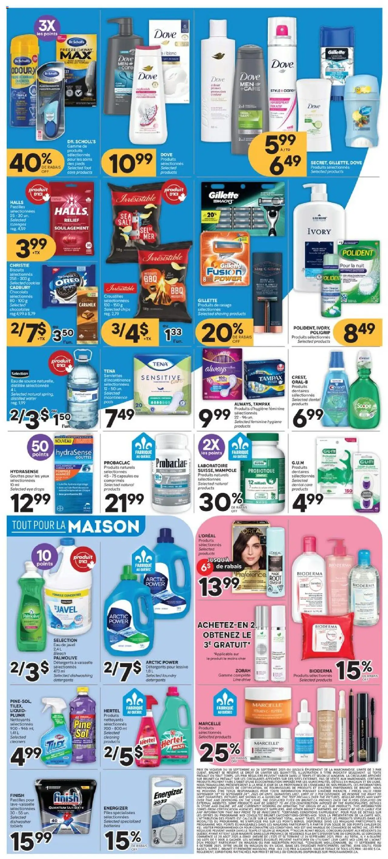 Brunet flyer valid from 18.09.2025 | Page: 2 | Products: Chips, Cookies, Dishwasher