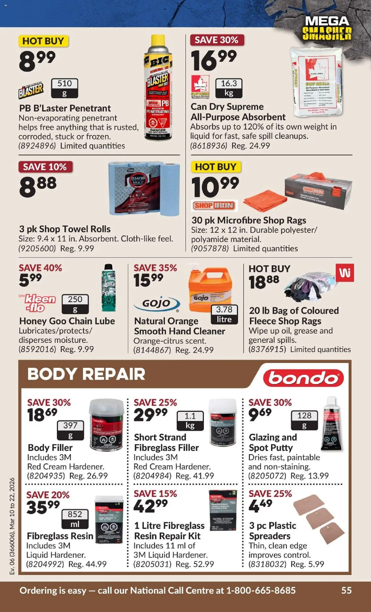 Princess Auto flyer valid from 10.03.2026 | Page: 60 | Products: Cream, PC, Bag, Iron