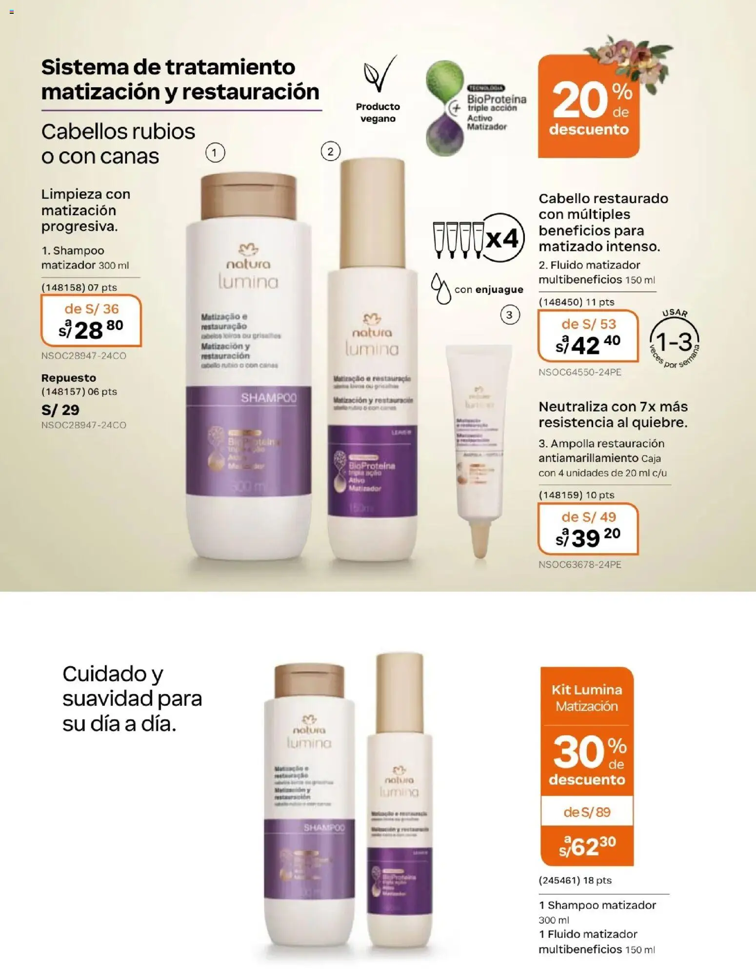 Catálogo Natura válido desde 10.03.2026 | Página: 141 | Productos: Shampoo, Caja
