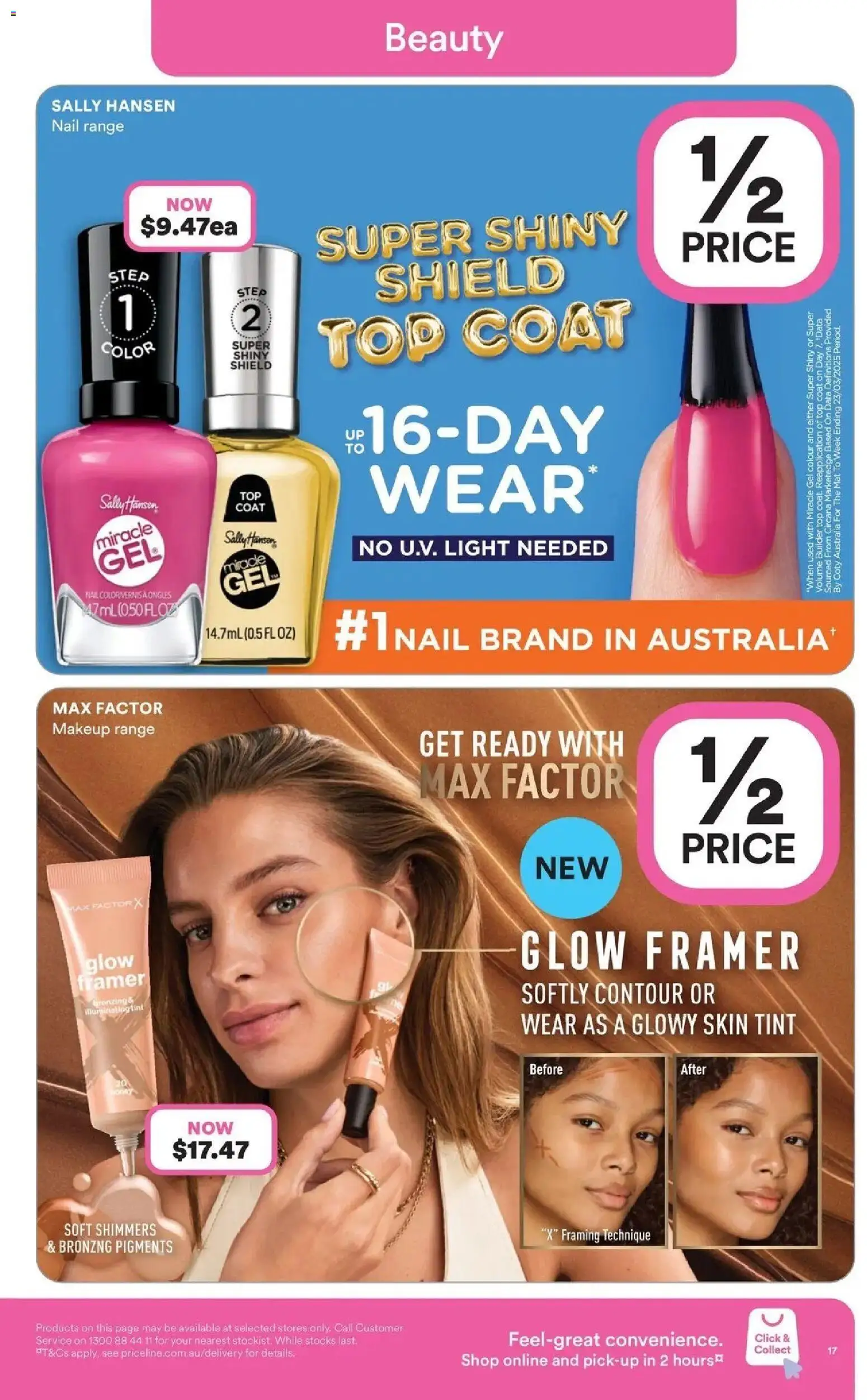 Priceline Pharmacy catalogue - valid from 23.04.2026 | Page: 17 | Products: Light, Makeup, Coat, Contour