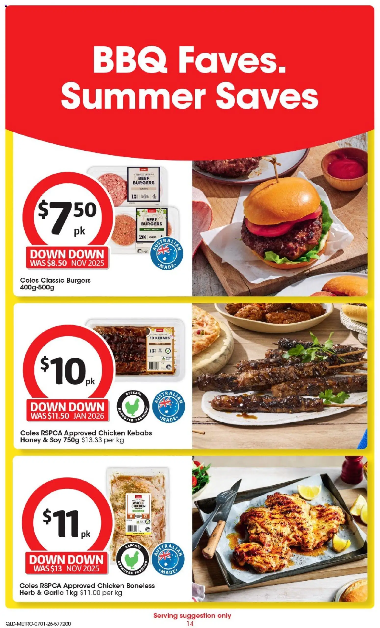 Coles catalogue - valid from 07.01.2026 | Page: 16 | Products: Herb, Honey, Chicken, Beef