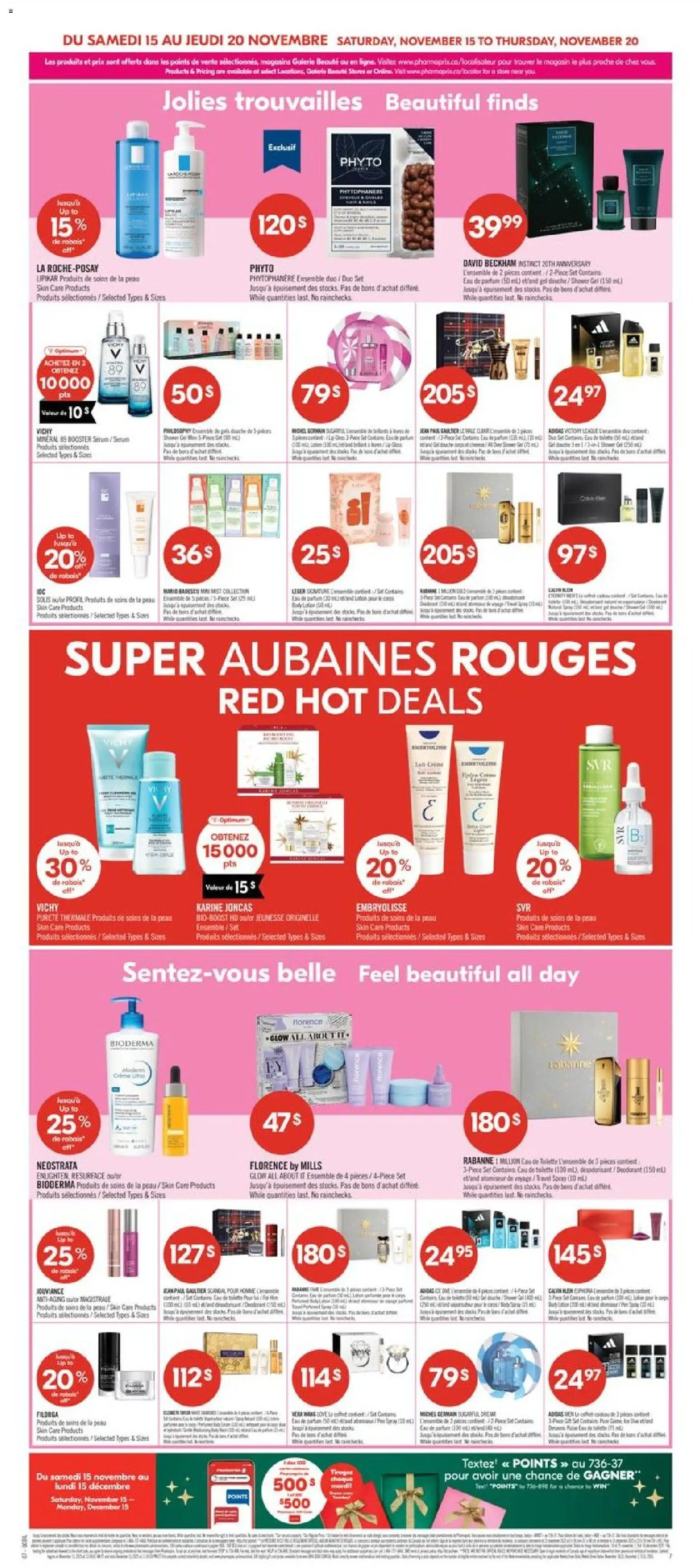 Pharmaprix flyer valid from 15.11.2025 | Page: 11 | Products: Game, Fragrance, Body lotion, Shower