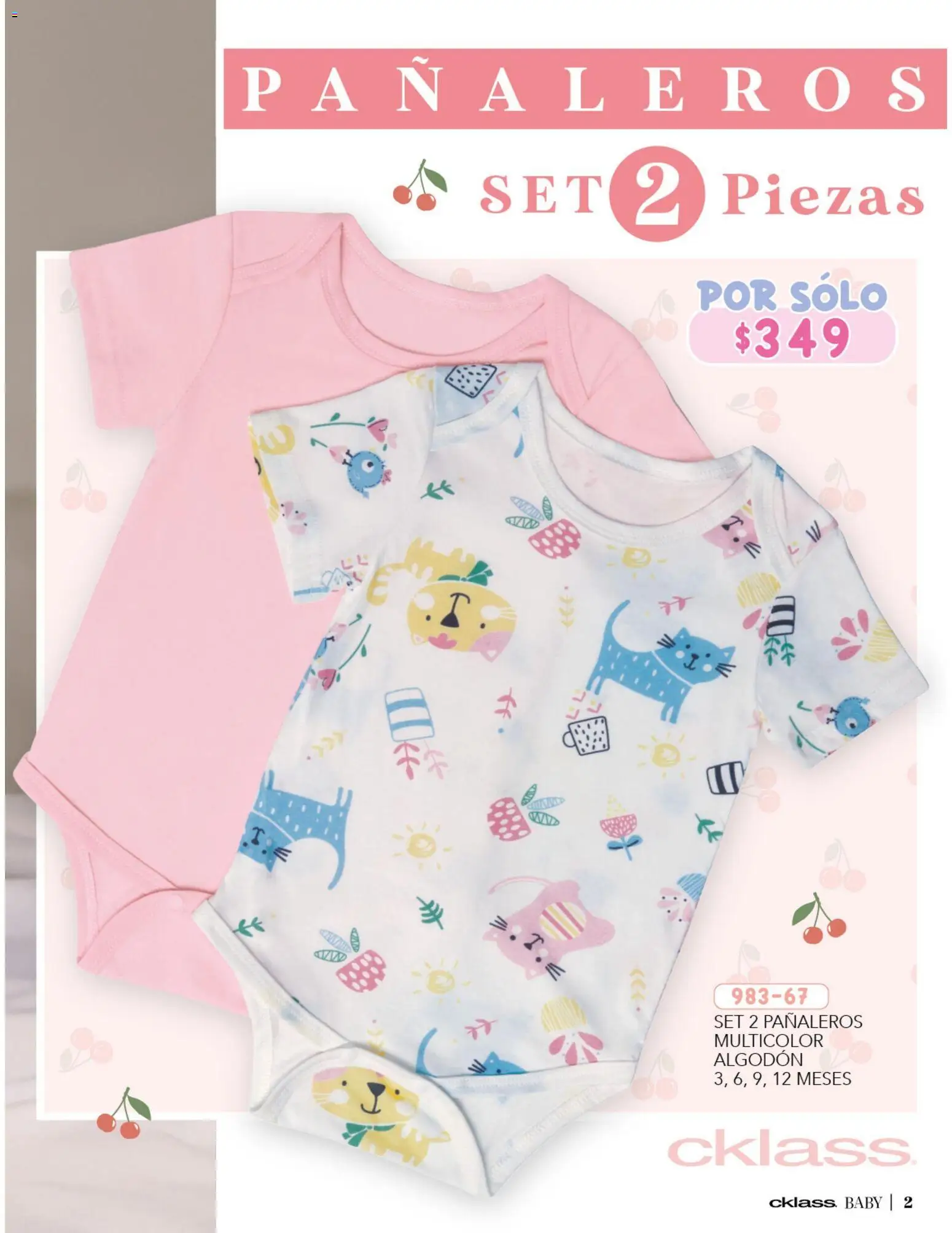 Nuevas ofertas de Cklass válidas en toda la República Mexicana desde el 02.01.2026. ¡Encuentra las mejores ofertas en Cklass catálogo Kids Niña! | Página: 197 | Productos: Algodón