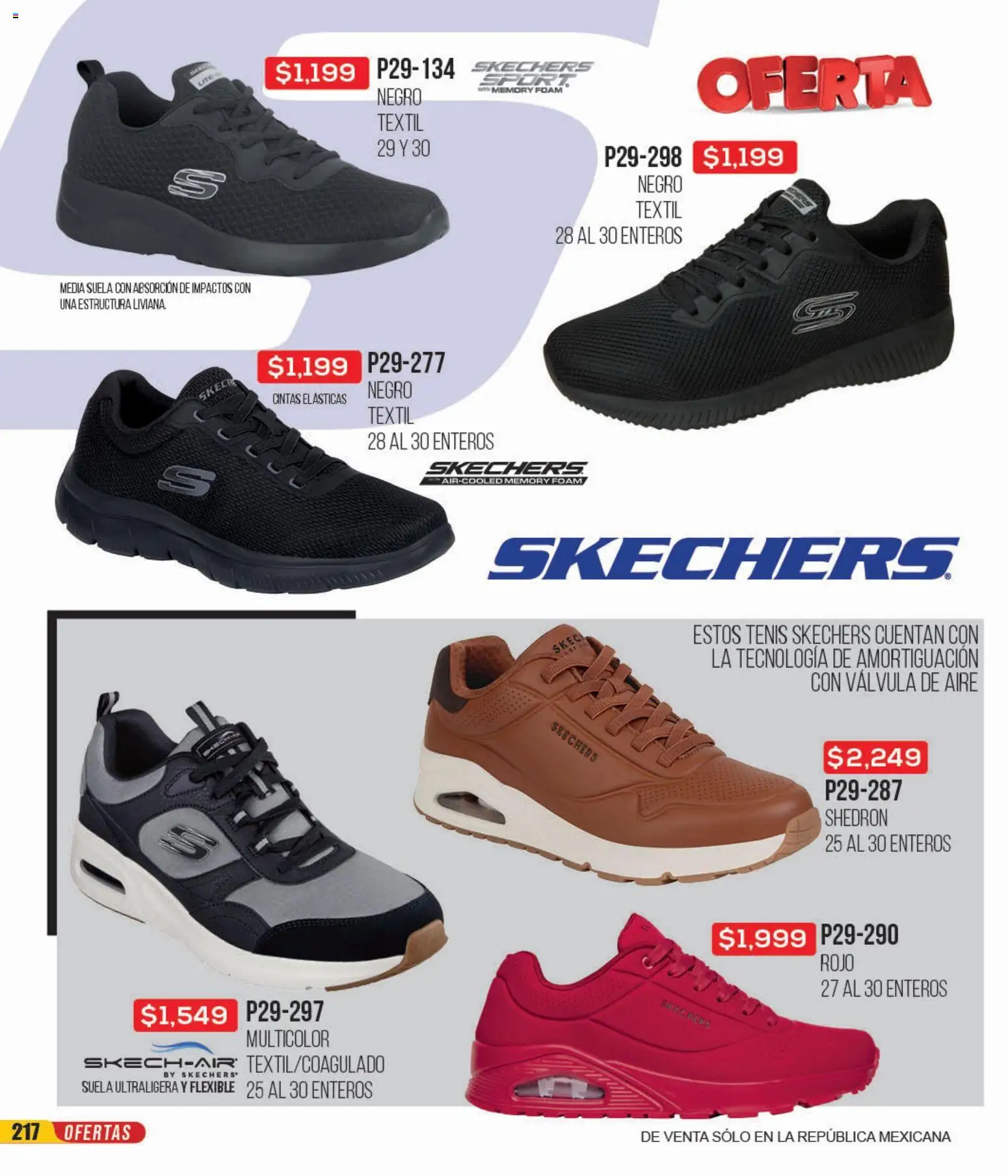 Nuevas ofertas de Cklass válidas en toda la República Mexicana desde el 12.01.2026. ¡Encuentra las mejores ofertas en Cklass catálogo Mega Ofertas Ropa! | Página: 381 | Productos: Tenis, Válvula, Flexible