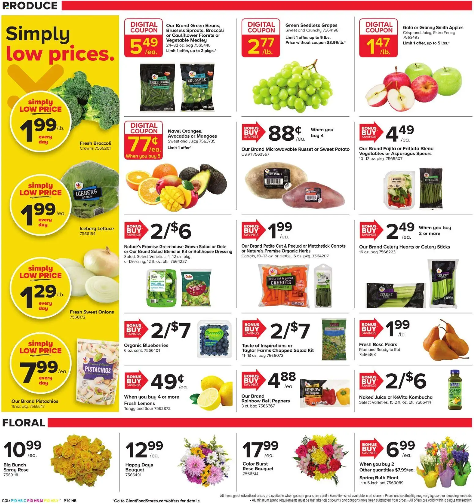 Giant Weekly Ad - valid from 16.01.2026 | Page: 8 | Products: Peppers, Crowns, Apples, Blueberries