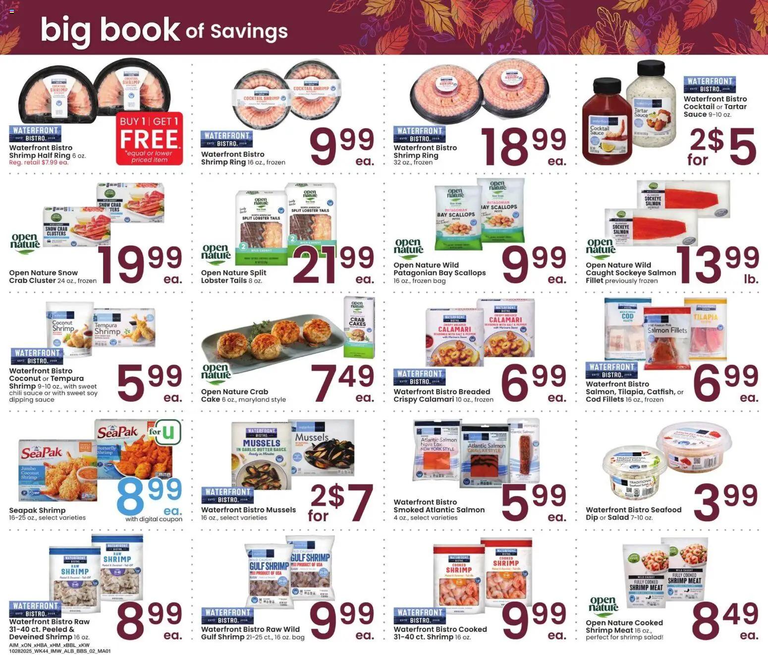 Albertsons Big Book of Savings - valid from 28.10.2025 | Page: 2 | Products: Butter, Sauce, Seafood, Garlic