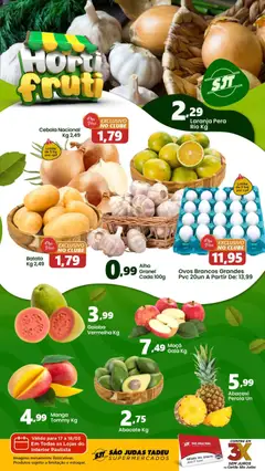 São Judas Tadeu ofertas Hortifruti - Pré-Visualização do folheto da loja São Judas Tadeu, válido de 17.03.2026