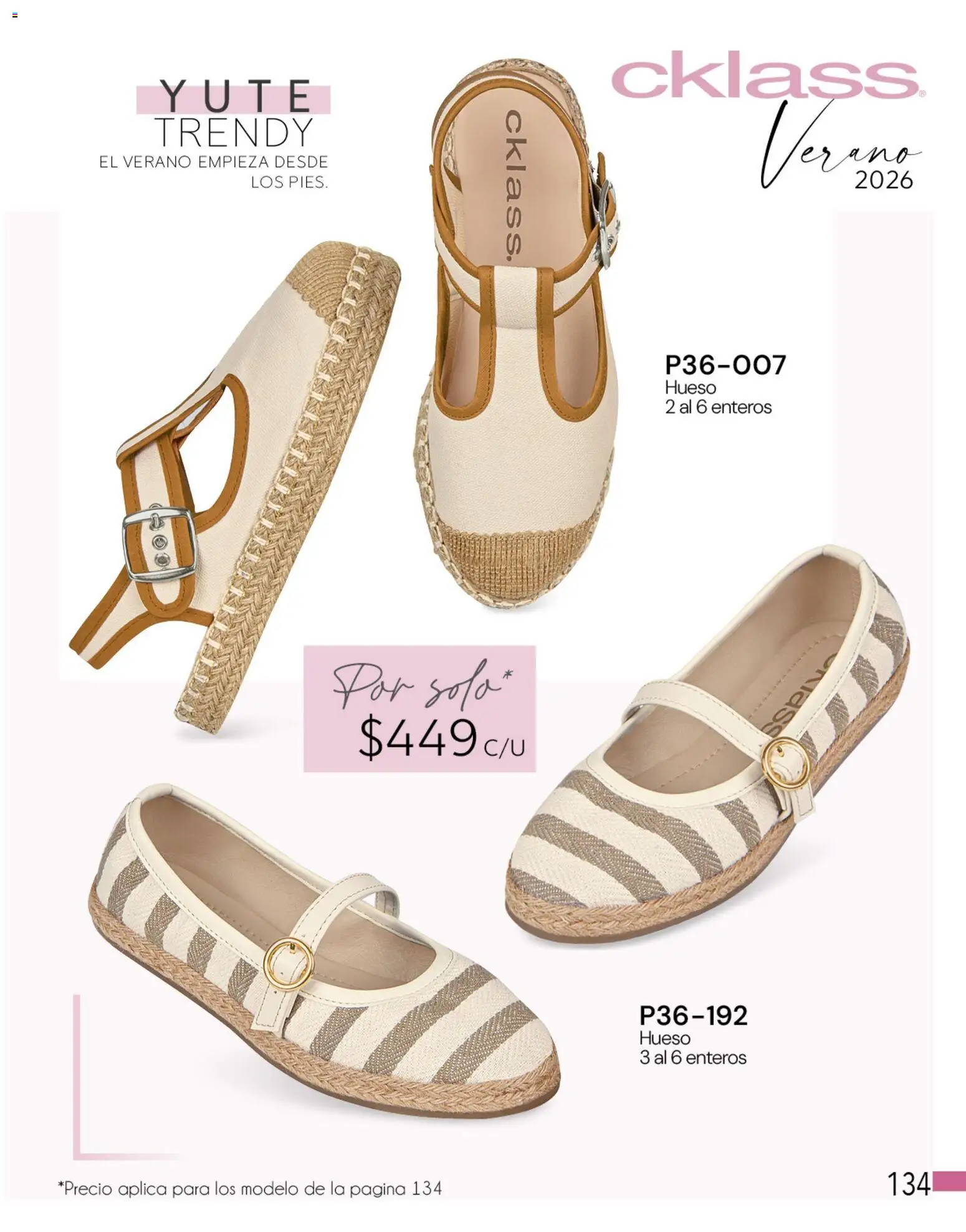 Nuevas ofertas de Cklass válidas en toda la República Mexicana desde el 05.03.2026. ¡Encuentra las mejores ofertas en Cklass catálogo Complemento Verano Ropa! | Página: 372