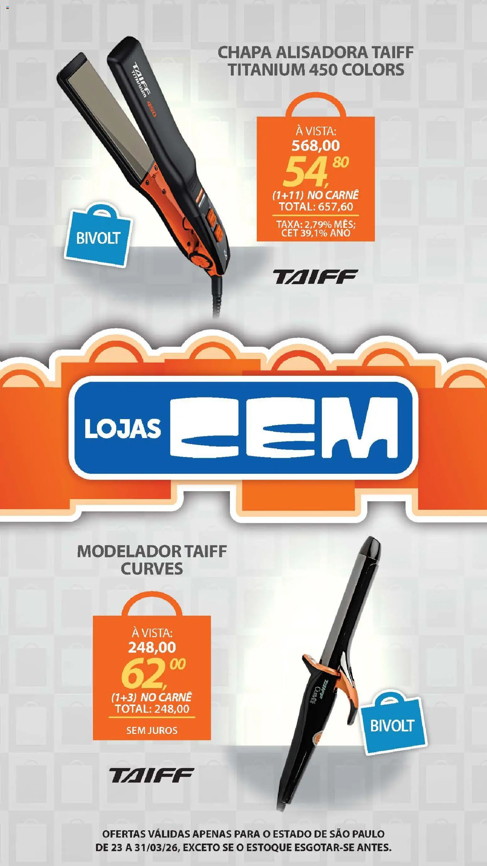 Lojas Cem Folheto - válido de 23.03.2026 | Página: 134