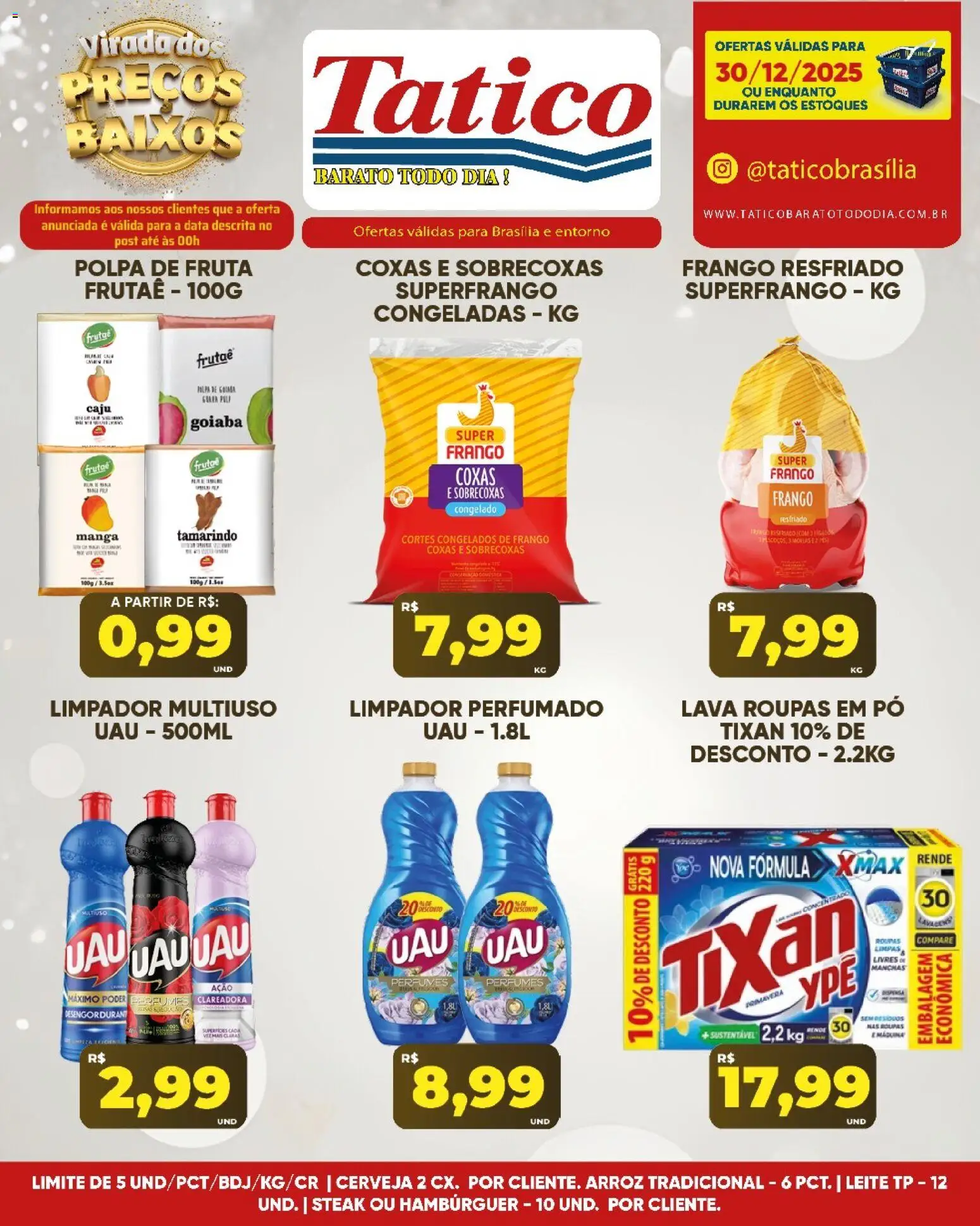 Tatico Folheto - válido de 31.12.2025 | Página: 35 | Produtos: Goiaba, Tamarindo, Limpador multiuso, Roupas