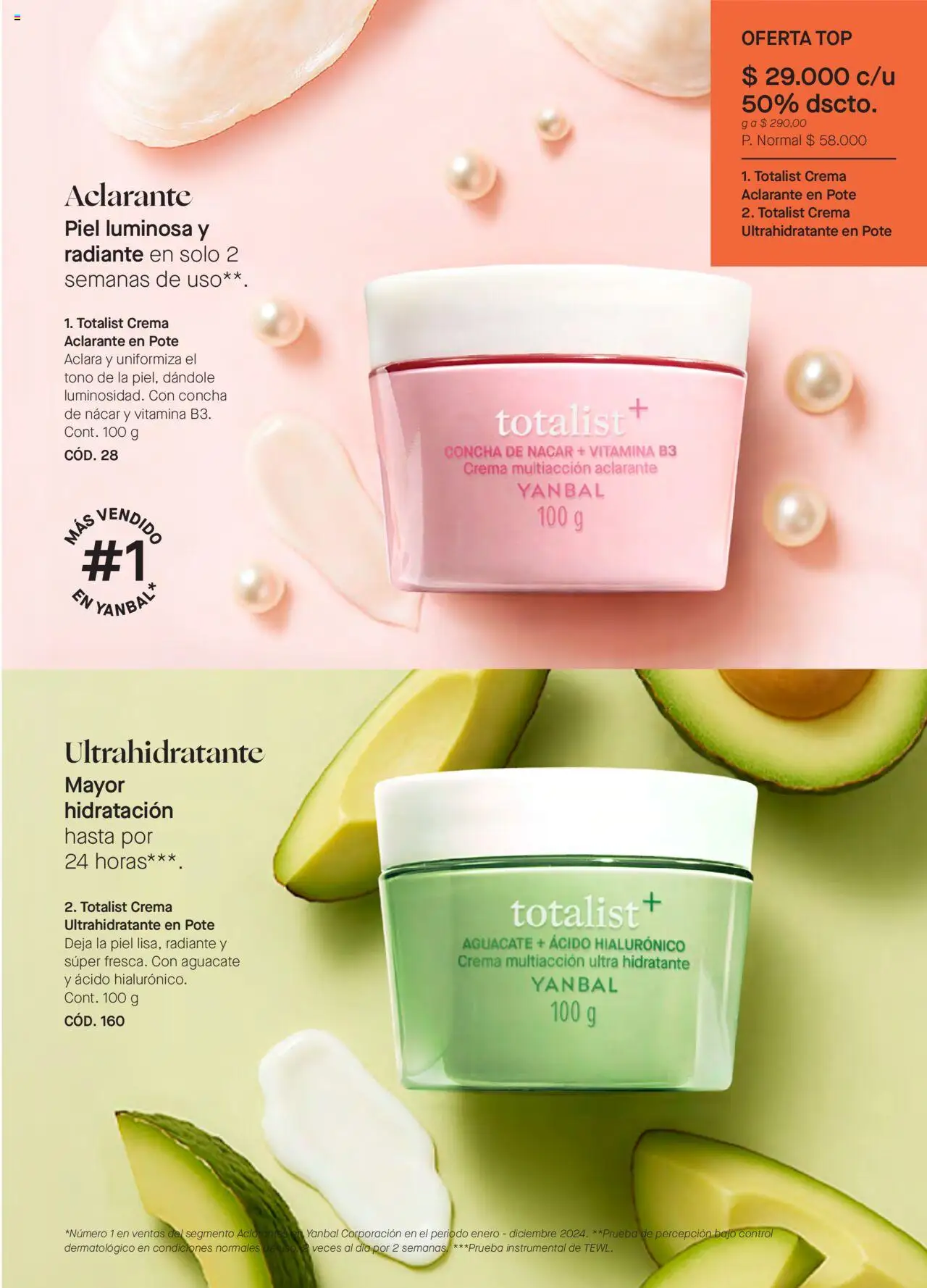 Yanbal revista - valida desde el 11.10.2025 | Página: 31 | Productos: Aguacate, Crema, Top