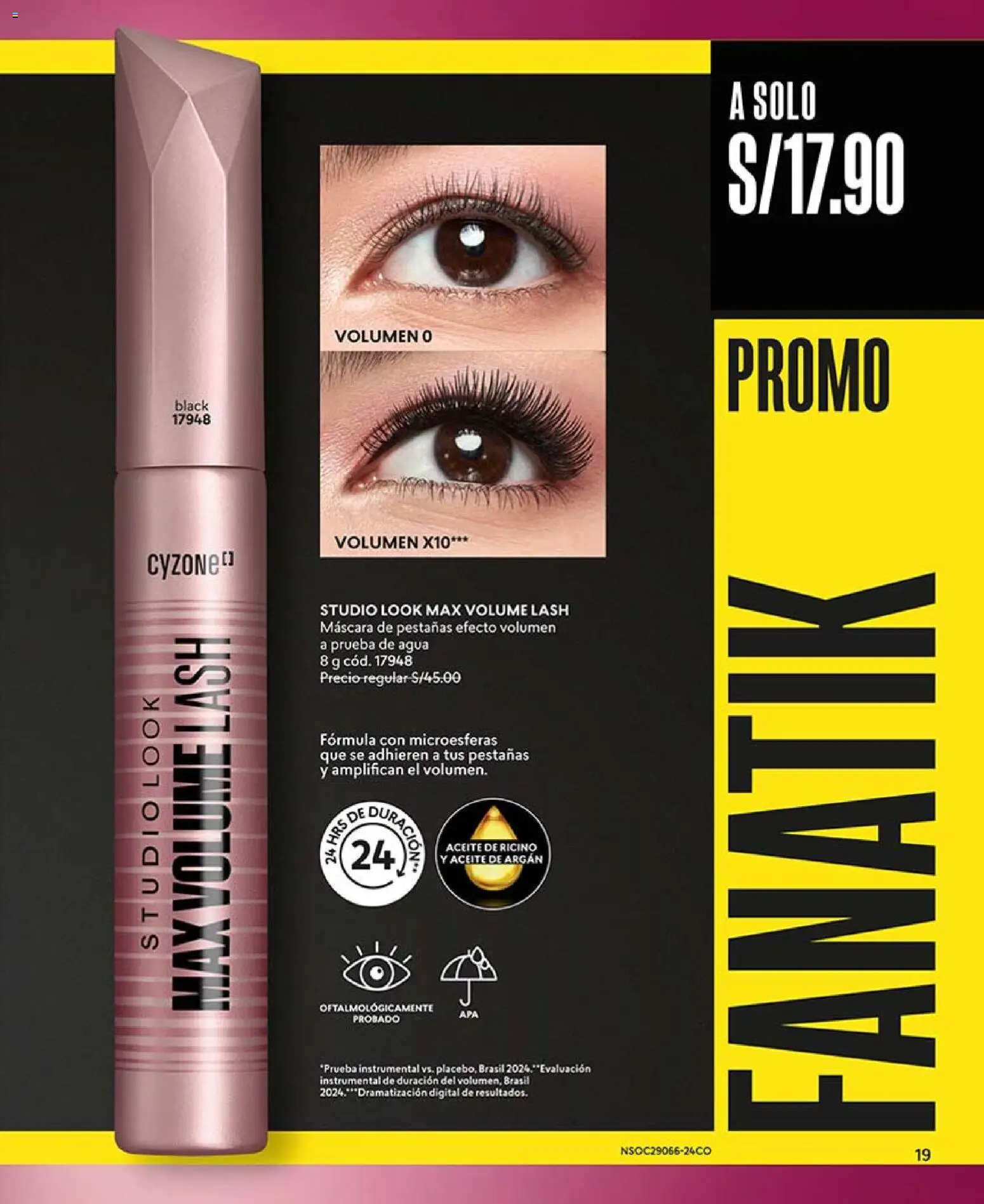 Catálogo CyZone válido desde 14.03.2026 | Página: 19 | Productos: Máscara, Aceite