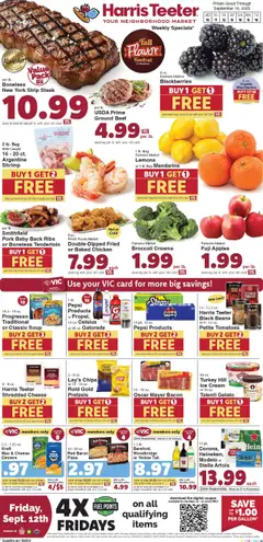 Preview of Harris Teeter weekly ads valid from 10.09.2025