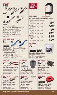 Preview of Princess Auto flyer - 2 Week Sale! from shop Princess Auto valid from 07.04.2026 | Page: 76 | Products: Brush