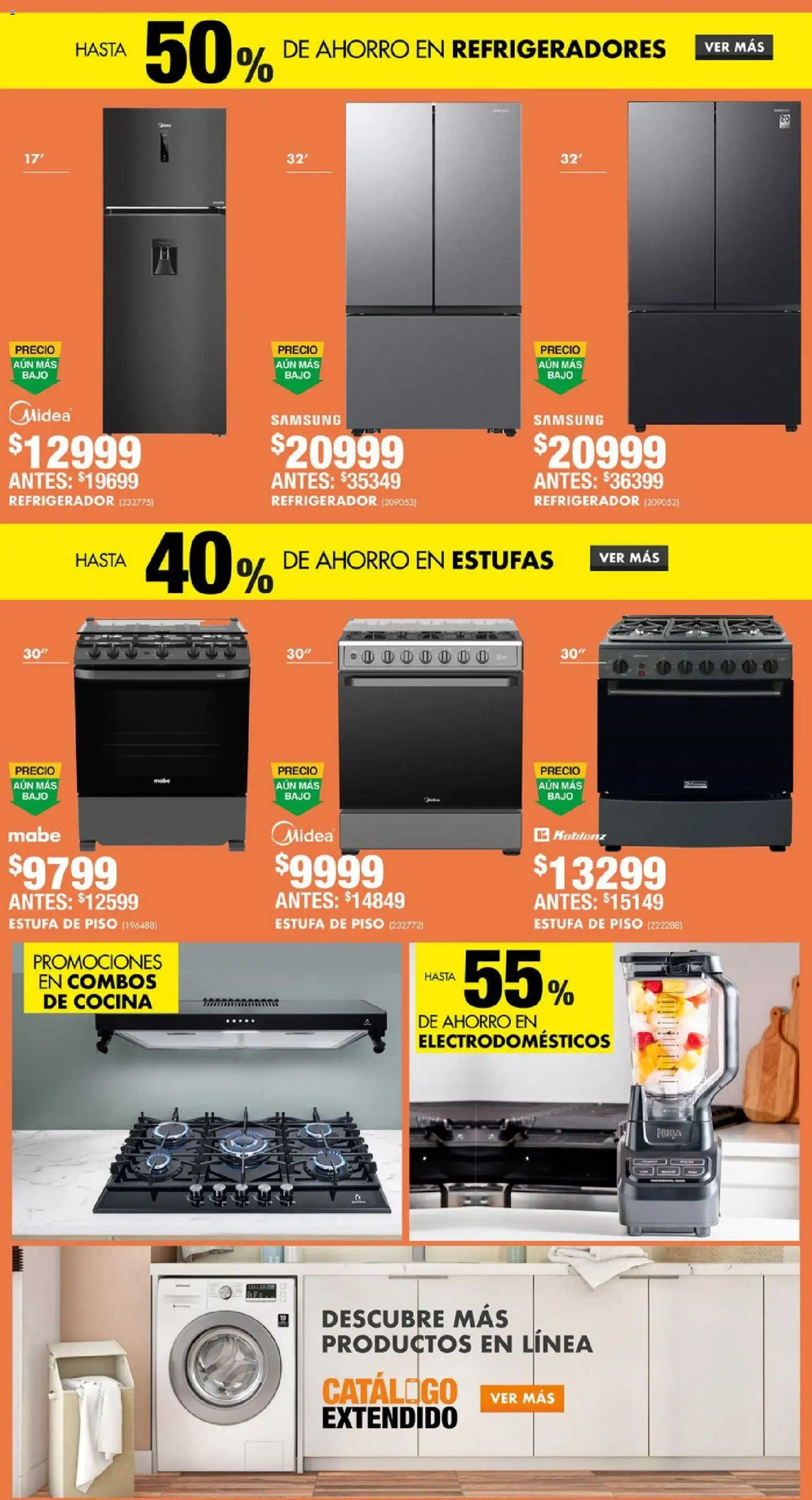 Nuevas ofertas de Home Depot válidas en toda la República Mexicana desde el 27.11.2025. ¡Encuentra las mejores ofertas en Home Depot Black Friday! | Página: 3 | Productos: Refrigerador, Cocina