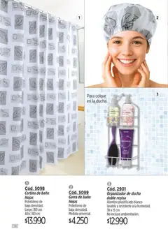 Vista previa Catálogo Amodil Campaña 4 válido desde el 01.03.2026 | Página: 136 | Productos: Organizador, Gorra, Baño, Ducha