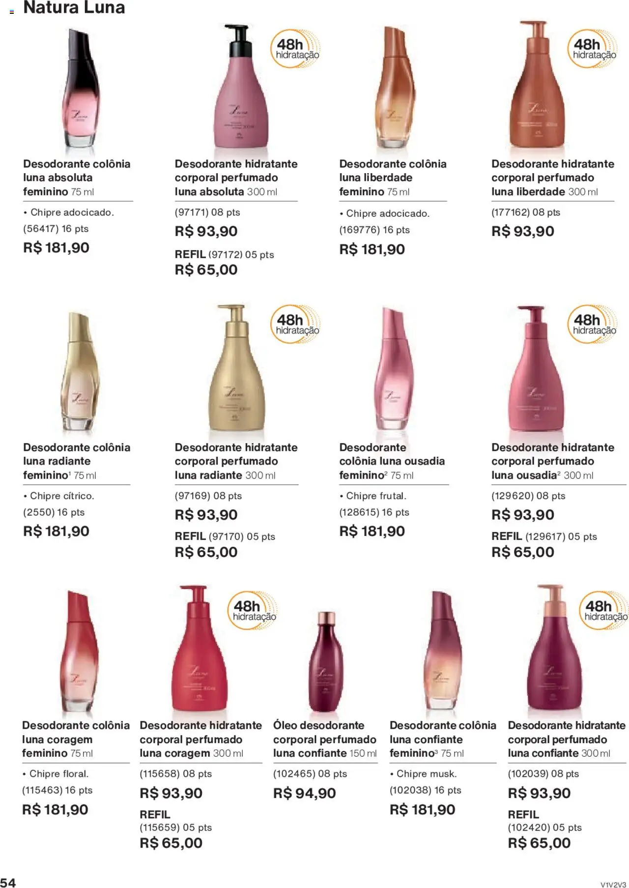 Natura Folheto - válido de 05.06.2025 | Página: 54 | Produtos: Desodorante, Óleo