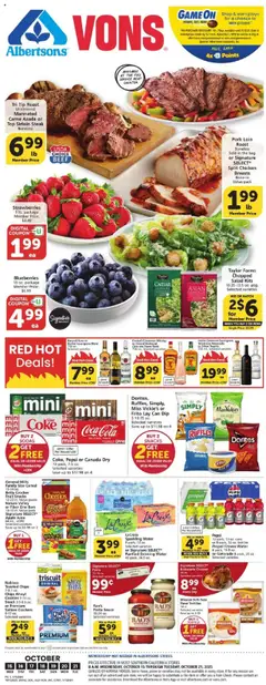 Preview of Vons weekly ads valid from 15.10.2025