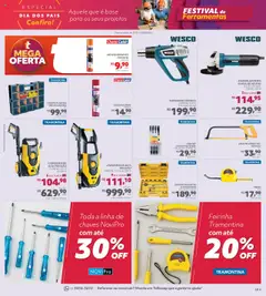 Telhanorte Folheto - válido de 31.07.2025 | Página: 9 | Produtos: Soquetes, Base, Esmerilhadeira