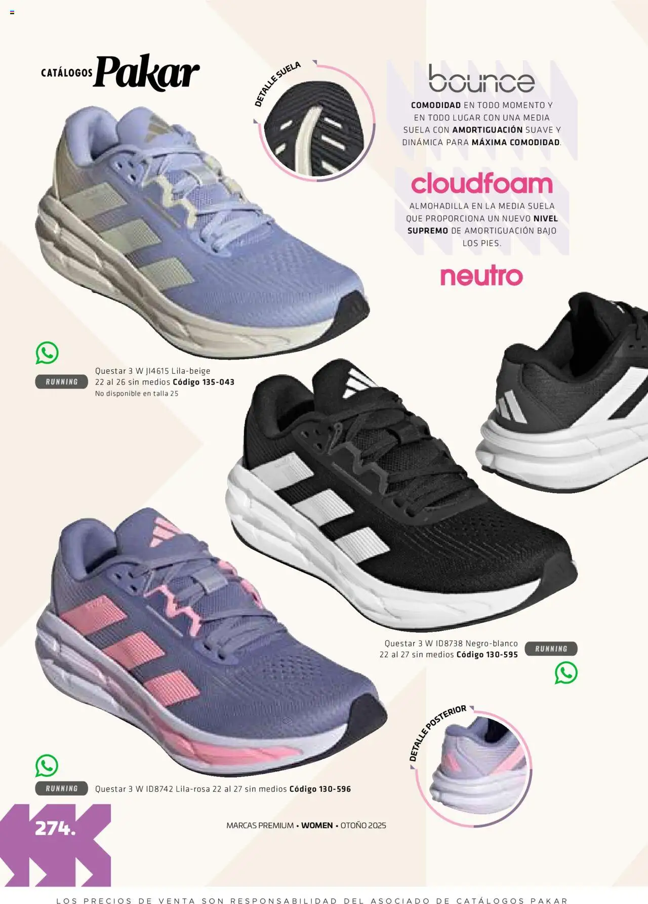 Nuevas ofertas de SC Pakar válidas en toda la República Mexicana desde el 29.08.2025. ¡Encuentra las mejores ofertas en SC Pakar - Catálogo Otoño Women! | Página: 274