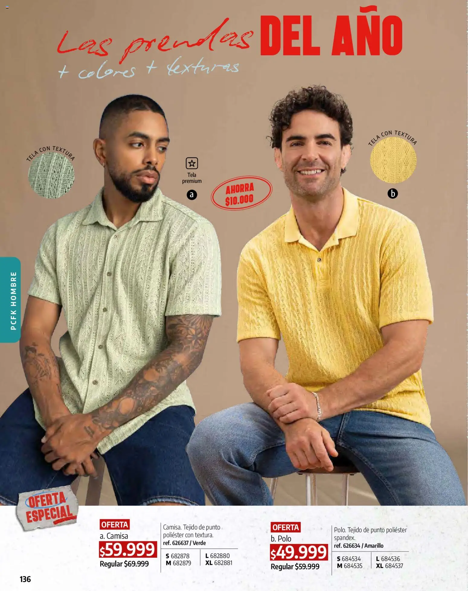 Pacifika revista - valida desde el 01.01.2026 | Página: 136 | Productos: Camisa