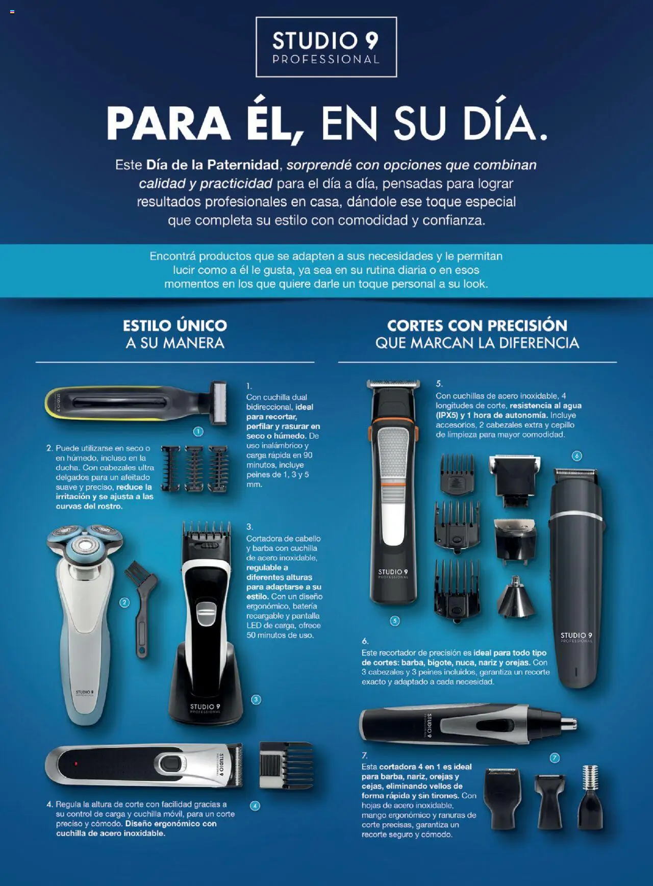 Farmacity catálogo │ válido desde el 03.06.2025 | Página: 75 | Productos: Cortadora de cabello, Batería, Agua, Mango