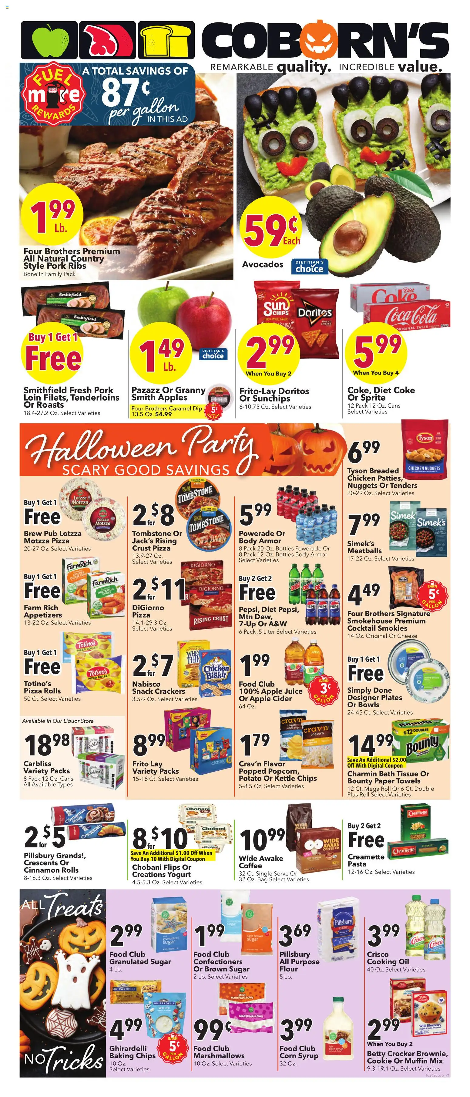 Coborn's Weekly Ad - valid from 29.10.2025 | Page: 1 | Products: Cider, Corn, Juice, Kettle