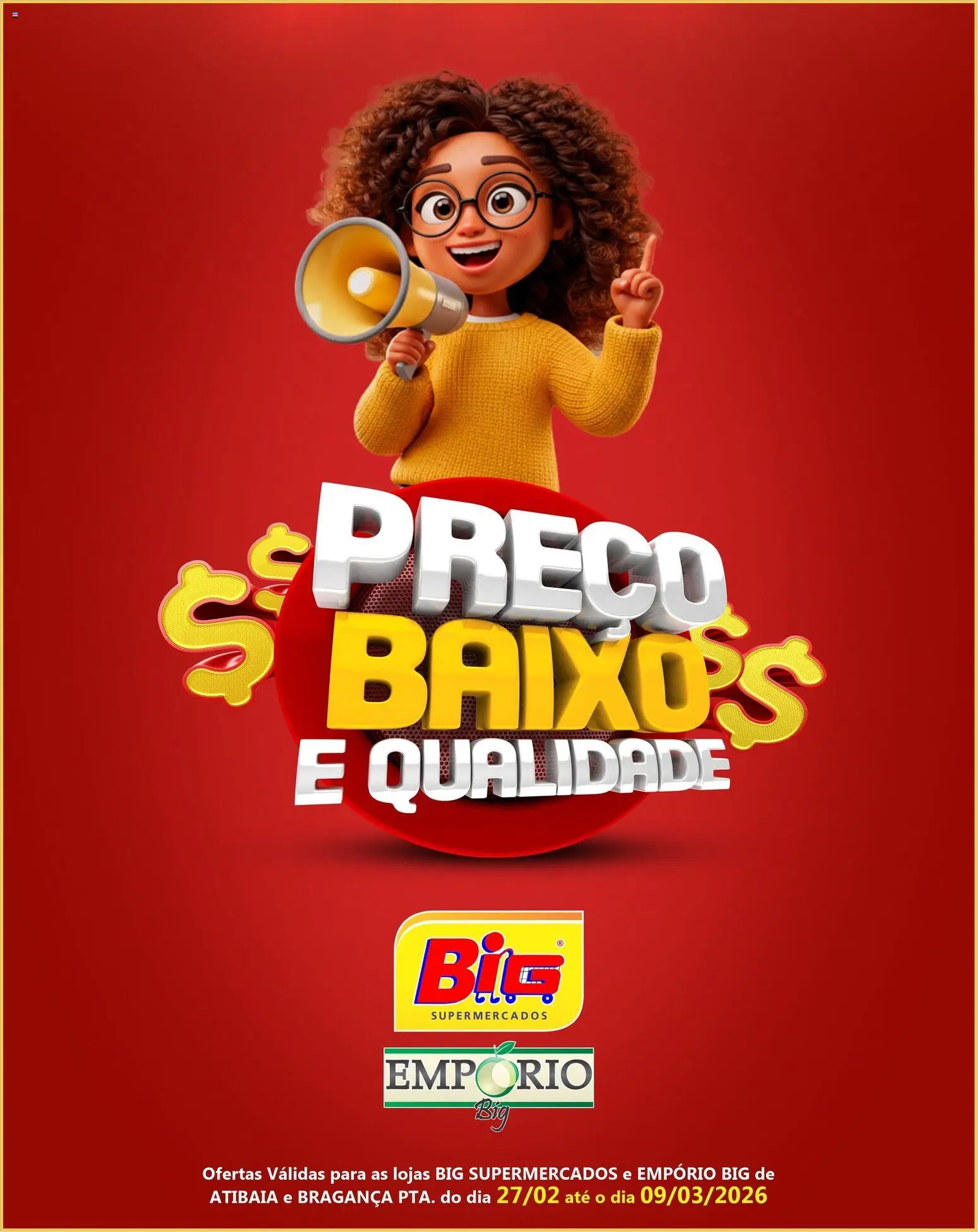 Big Supermercados Folheto - válido de 27.02.2026 | Página: 1