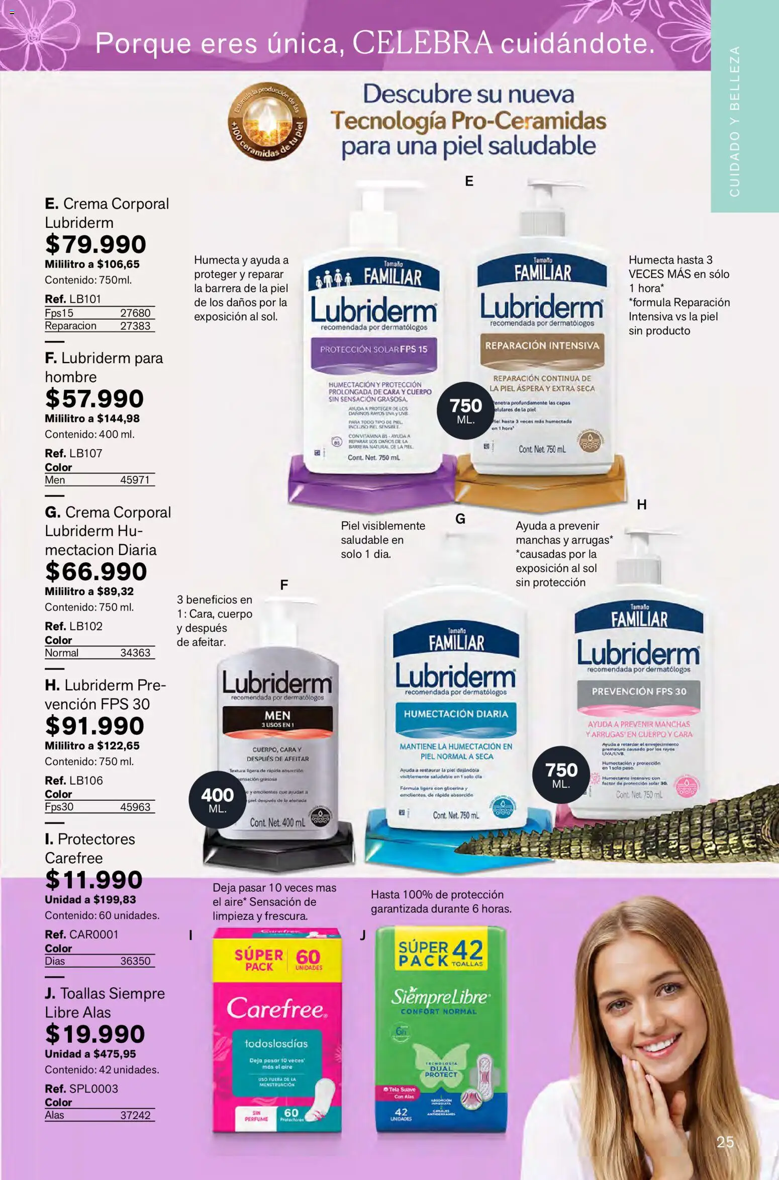 Leonisa revista - valida desde el 05.02.2026 | Página: 25 | Productos: Crema, Toallas, Perfume, Uva