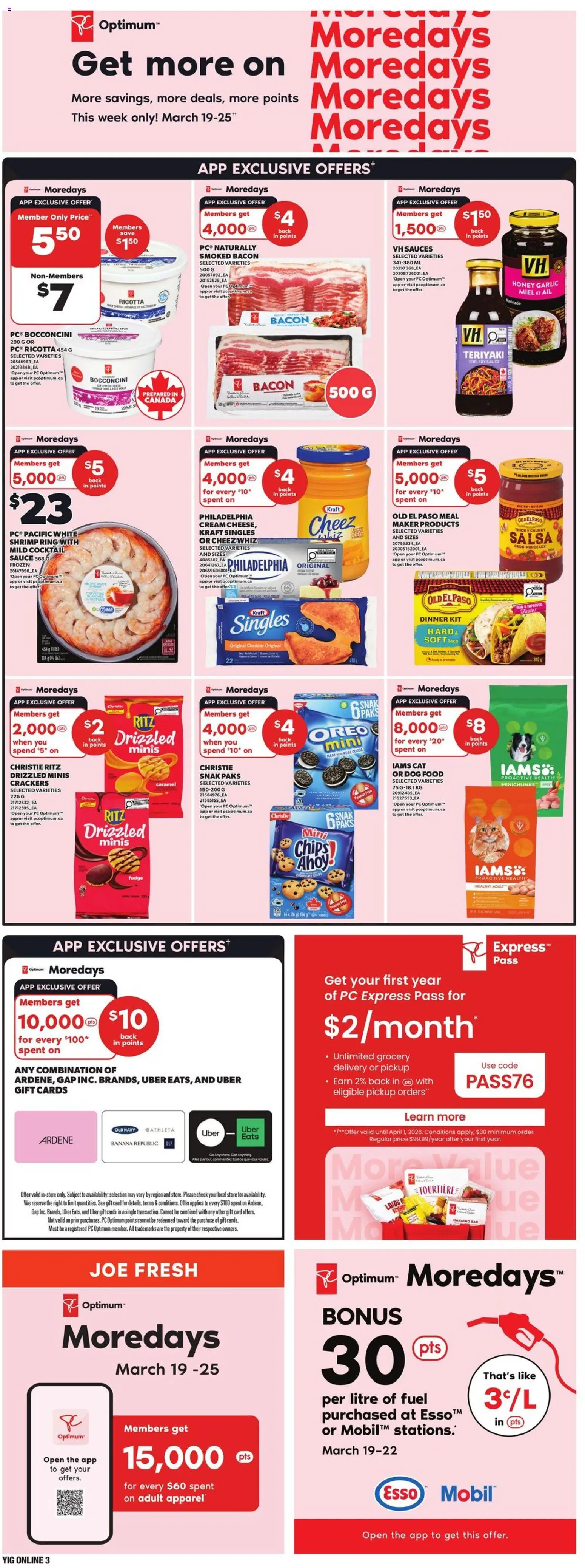 Independent Grocer flyer valid from 19.03.2026 | Page: 10 | Products: Chips, Cream, PC, Chocolate
