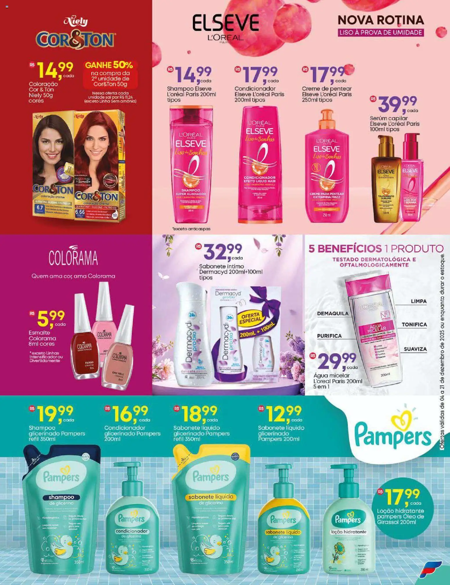Frangolândia Folheto - válido de 04.12.2025 | Página: 4 | Produtos: Pampers, Óleo, Sérum, Creme