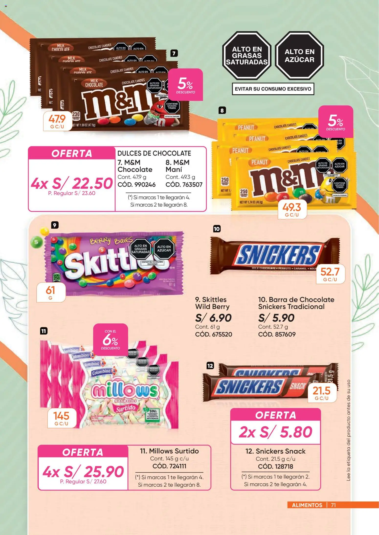 Catálogo Azzorti válido desde 09.03.2026 | Página: 71 | Productos: Chocolate, Té