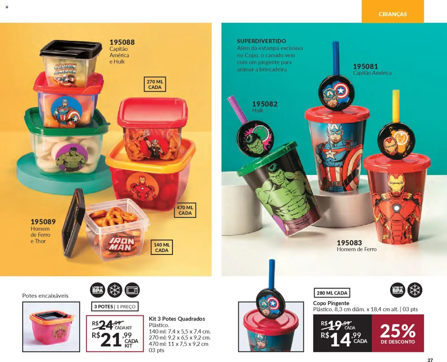 Avon Folheto - válido de 19.12.2025 | Página: 27 | Produtos: Ferro, Pingente, Potes