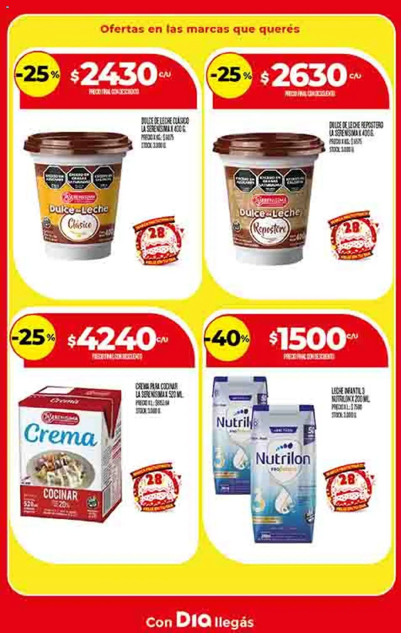 Dia - Ofertas - Salta y Jujuy │ válido desde el 17.09.2025 | Página: 21 | Productos: Leche, Crema