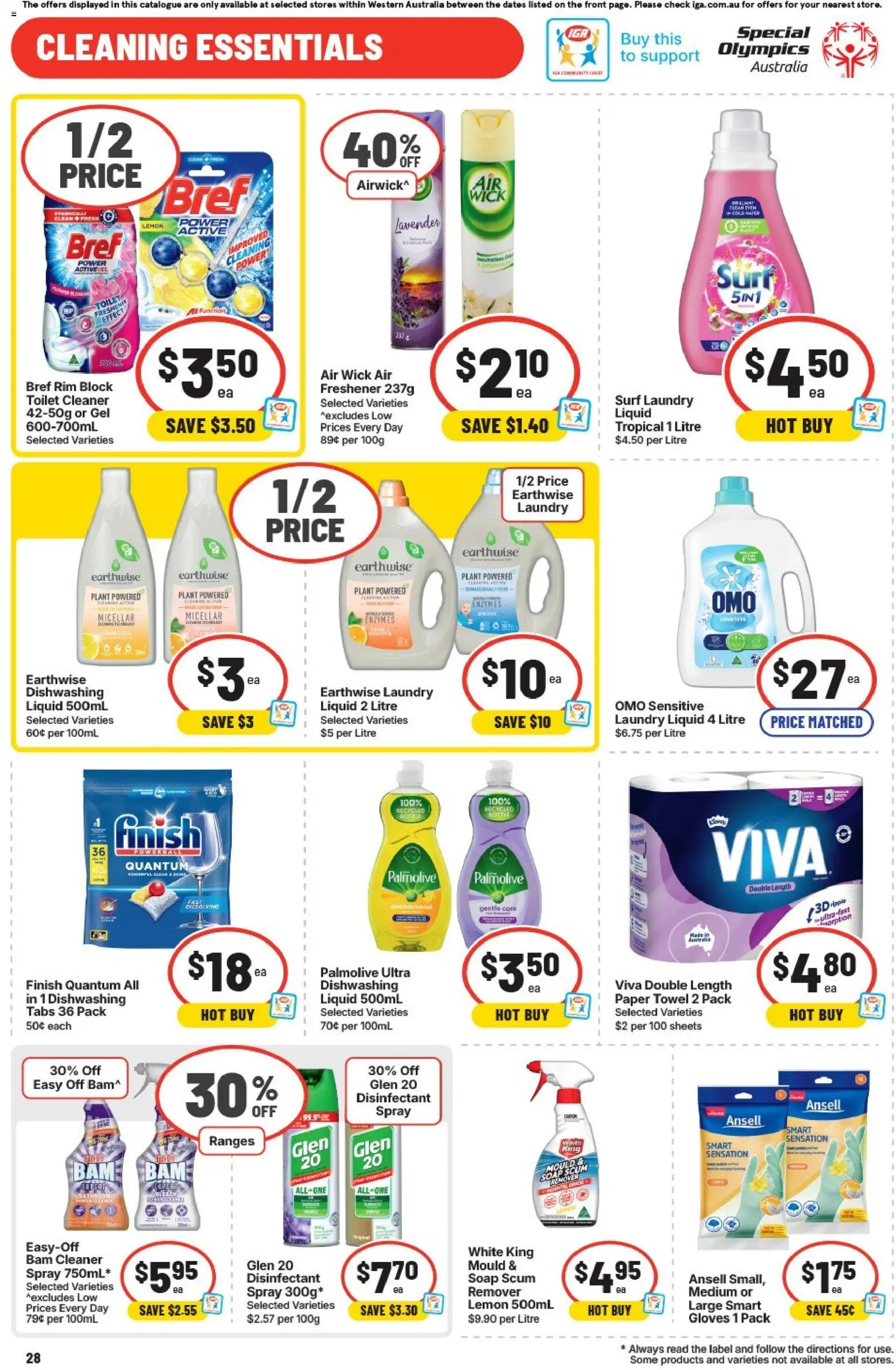 IGA catalogue - valid from 29.04.2026 | Page: 28 | Products: Plant, Soap, Lemon, Laundry