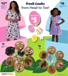 Preview of Family Dollar weekly ads valid from 22.02.2026 | Page: 8 | Products: Sandals