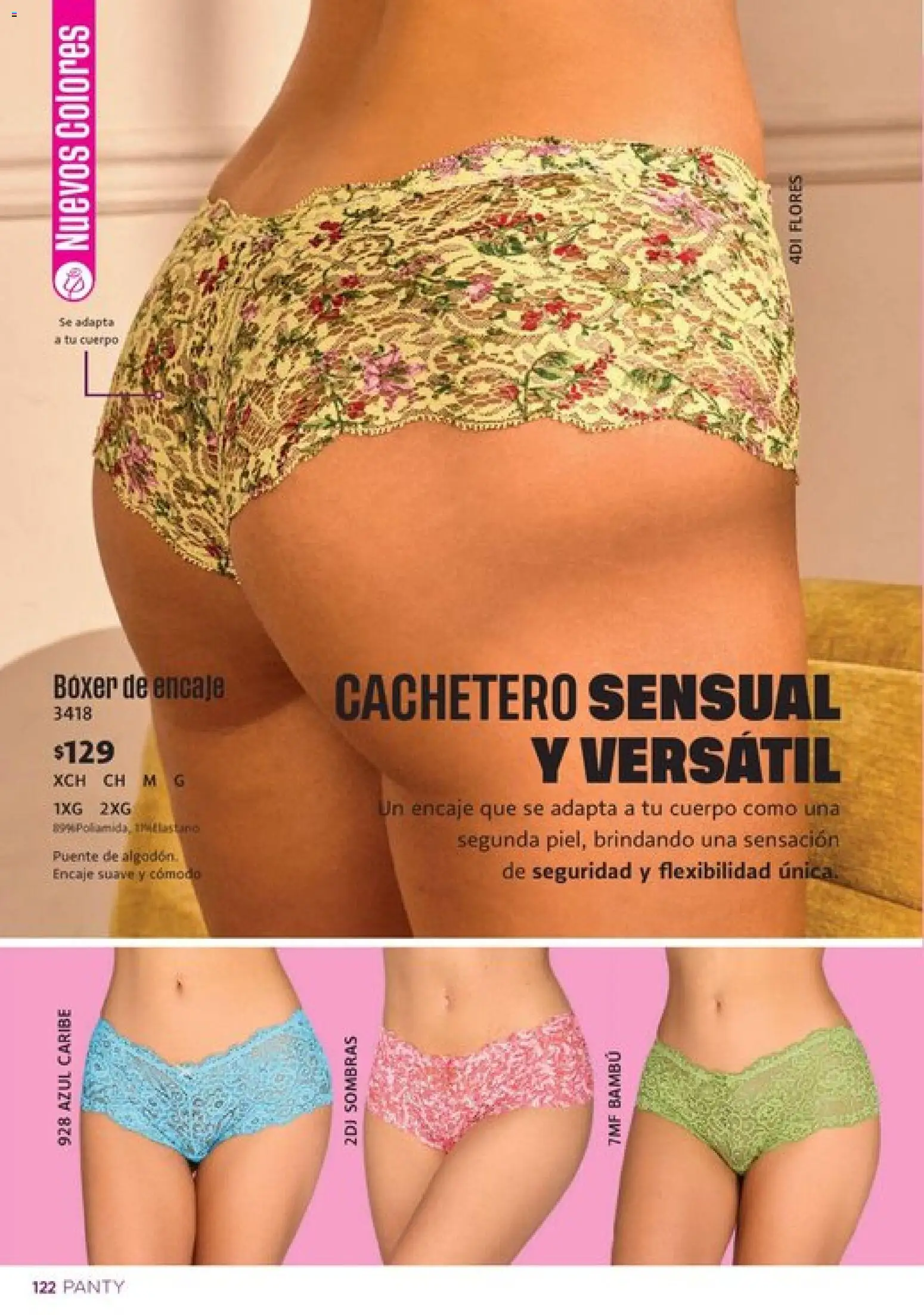 Nuevas ofertas de Ilusión válidas en toda la República Mexicana desde el 01.03.2026. ¡Encuentra las mejores ofertas en Ilusión catálogo Primavera! | Página: 124 | Productos: Algodón, Cachetero