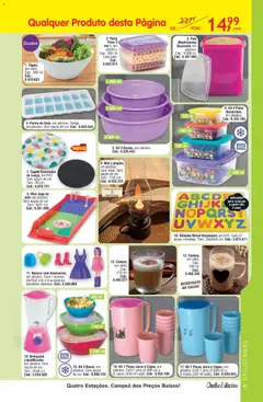 Quatro Estações - Catálogo 05-06-07 - Pré-Visualização do folheto da loja Quatro Estações, válido de 01.05.2026 | Página: 93 | Produtos: Escorredor, Bateria, Tapete, Copos