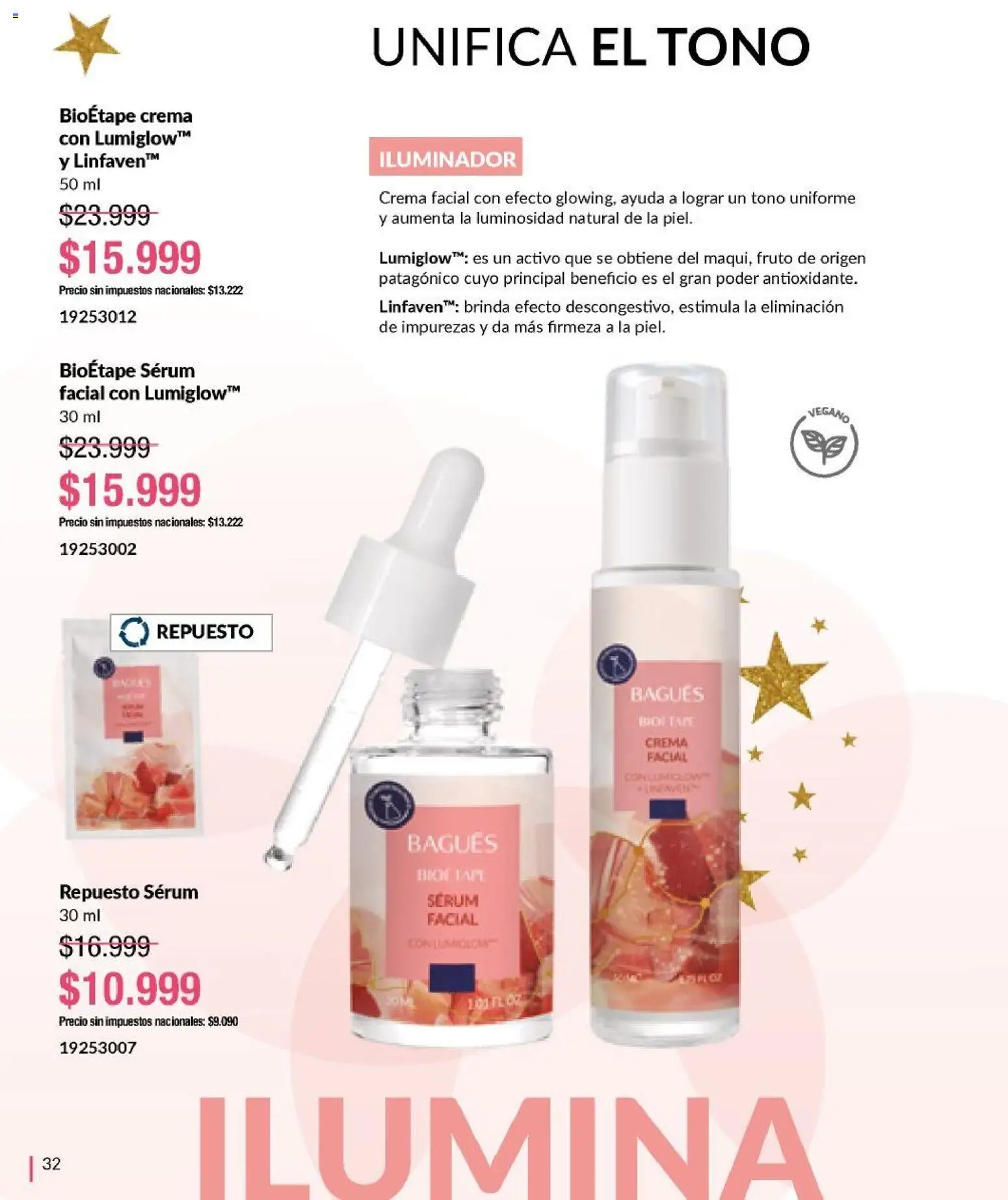 Bagués - Catálogo │ válido desde el 17.11.2025 | Página: 32 | Productos: Iluminador, Serum, Crema