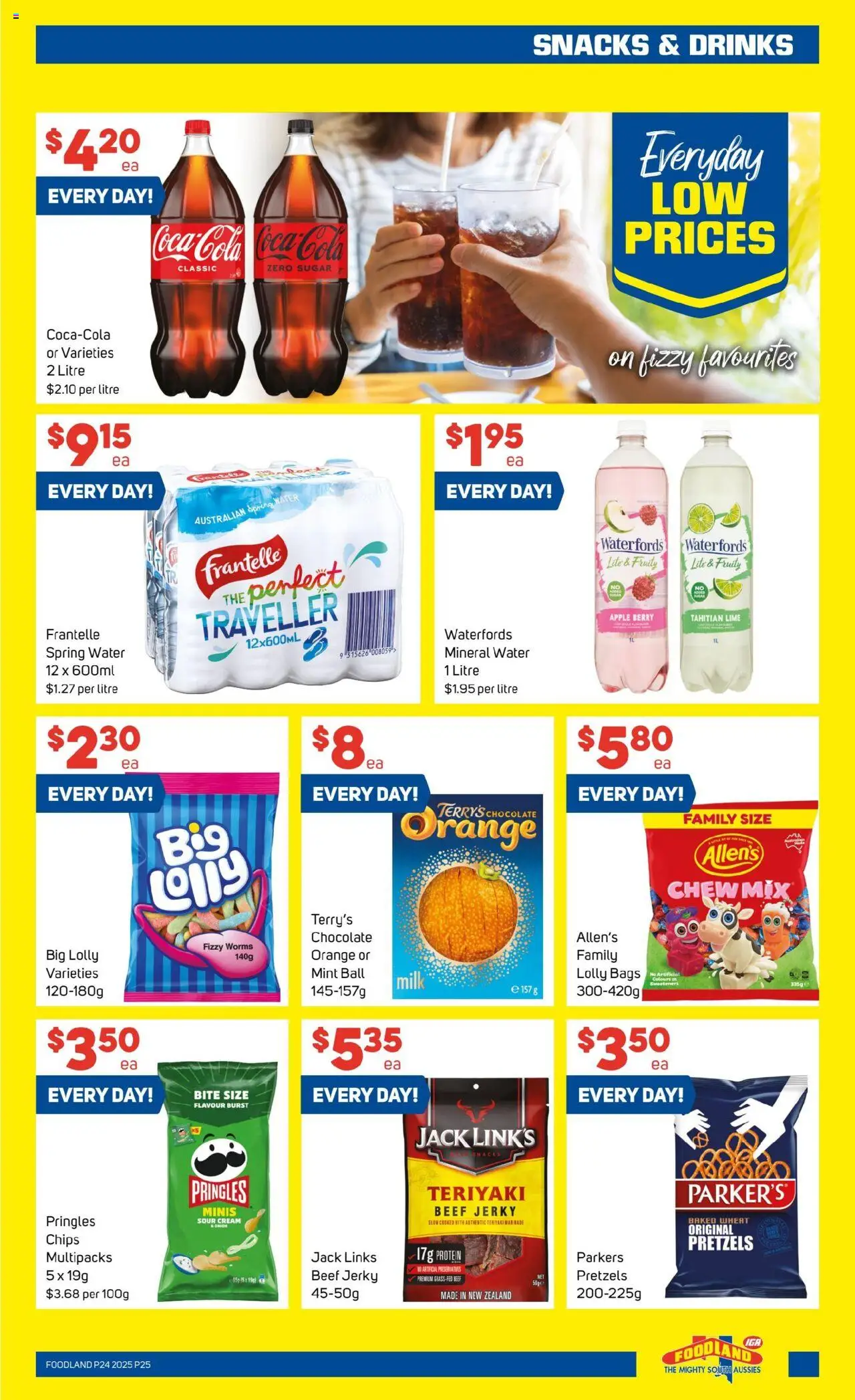 Foodland catalogue - valid from 11.06.2025 | Page: 25 | Products: Sour cream, Pretzels, Water, Lime