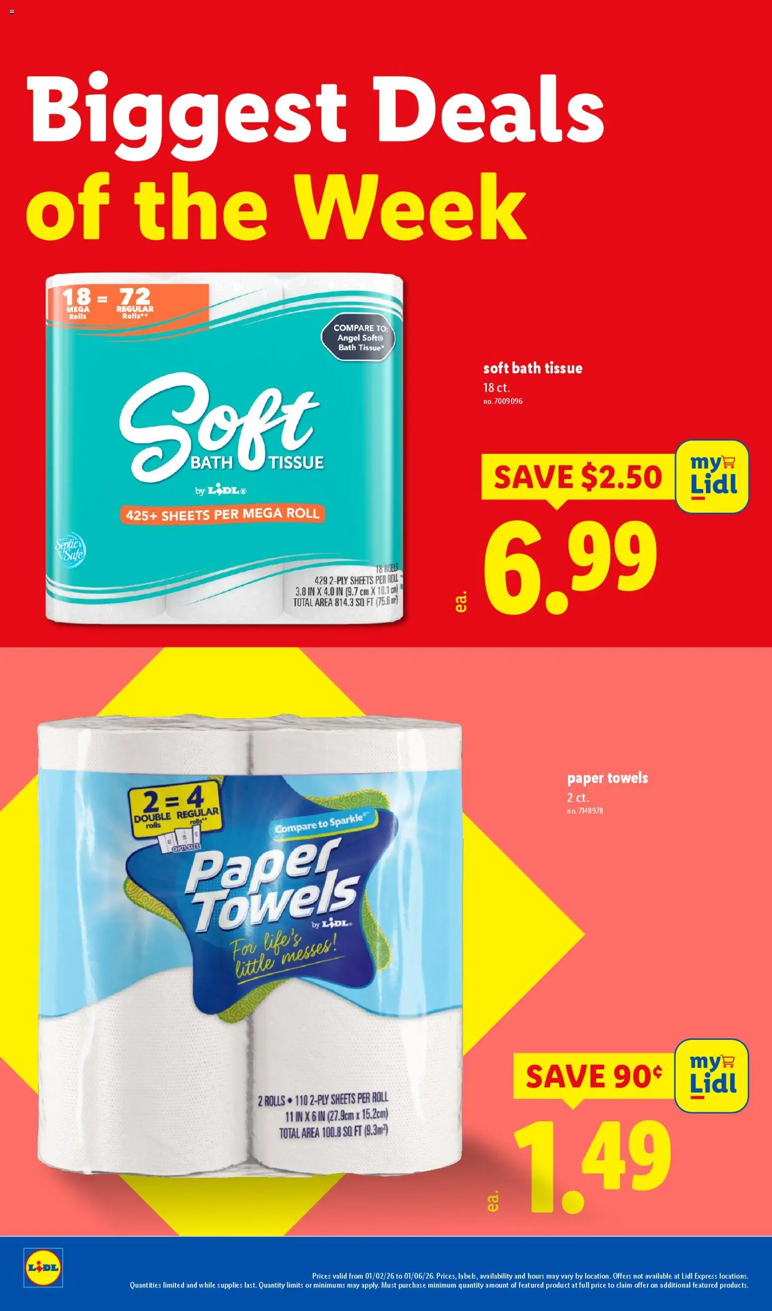 Lidl Weekly Ad - valid from 02.01.2026 | Page: 8 | Products: Safe, Bath