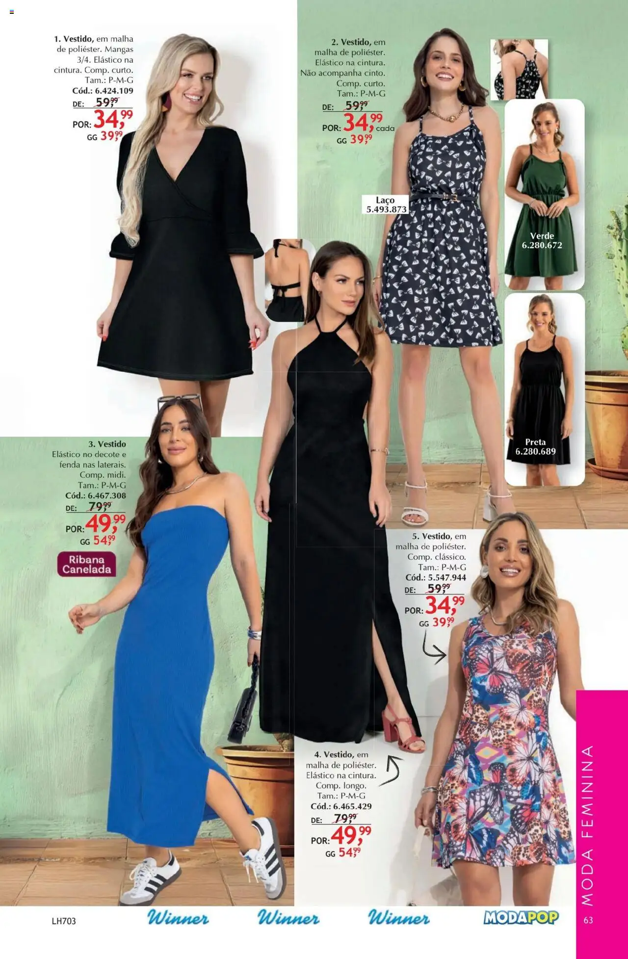 Quatro Estações Folheto - válido de 01.10.2025 | Página: 63 | Produtos: Mangas, Vestido