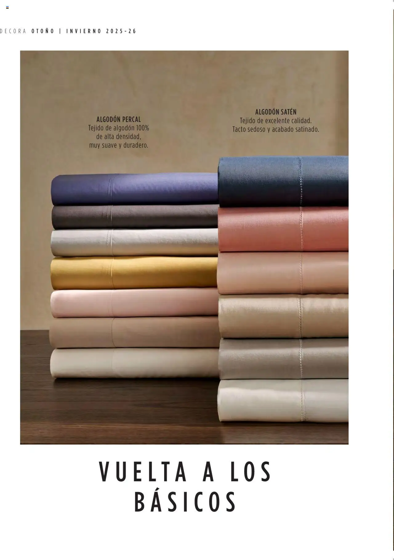 Nuevas ofertas de El Corte Inglés válidas en toda la República Mexicana desde el 14.10.2025. ¡Encuentra las mejores ofertas en El Corte Inglés -  Catálogo Decora! | Página: 134 | Productos: Algodón
