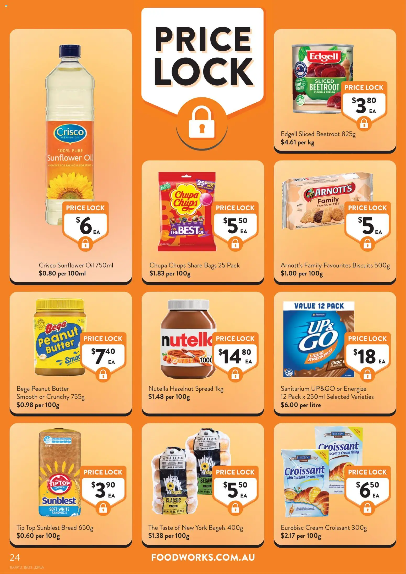 Foodworks catalogue - valid from 18.03.2026 | Page: 24 | Products: Bagels, Butter, Cream, Beetroot